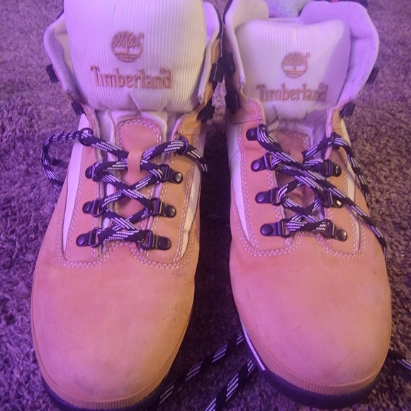 Timberland Other - Men's size 13 timberland euro hikers tan creme and black Like new
